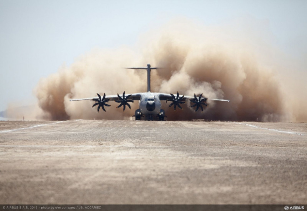 Avión de transporte A400M. Foto: Airbus DS