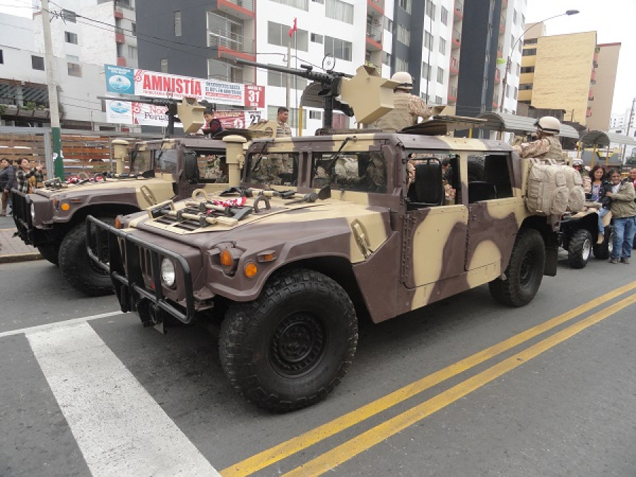 M1165A1 Special Ops del Ejército del Perú en la Parada Militar 2018. Foto: Peter Watson