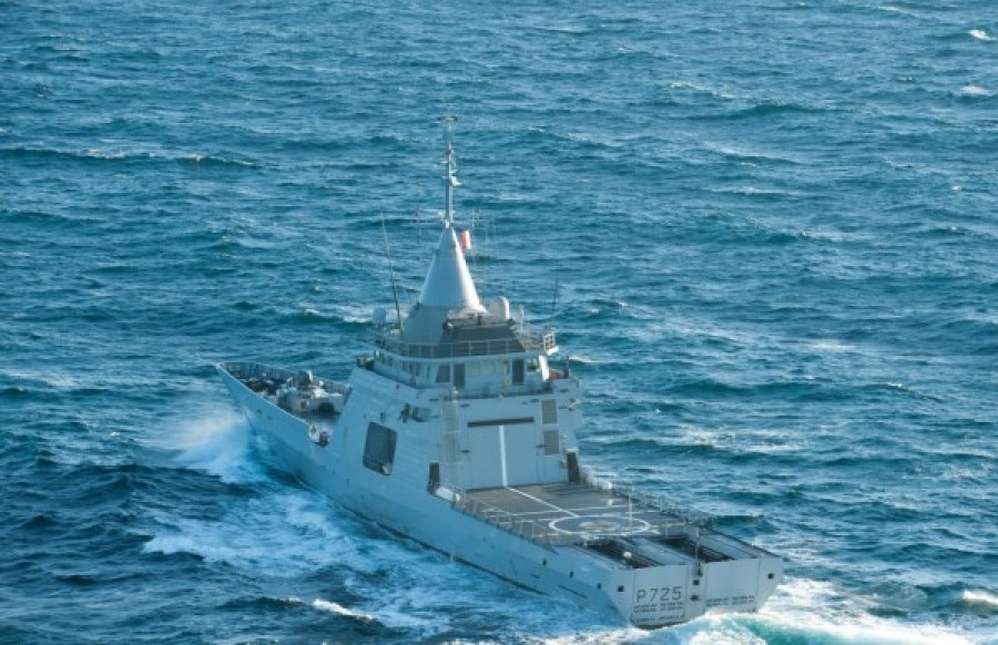 Buque de patrulla oceánica de factura francesa. Foto: Naval Group