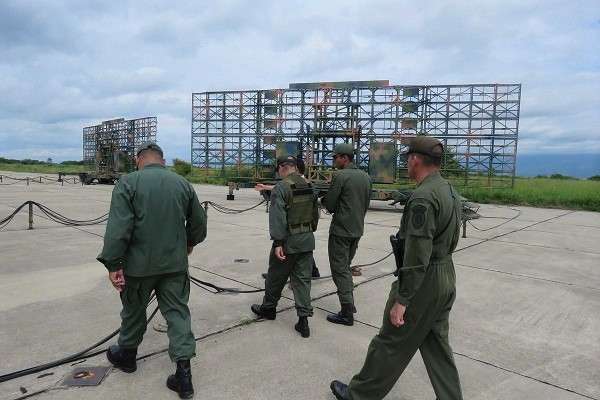 Exhibición de los nuevos radares en la base aérea El Libertador. Foto: Comando de Defensa Aeroespacial Integral.