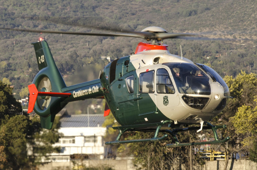 Airbus H135 de la Prefectura Aérea de Carabineros de Chile. Foto: Cristóbal SotoVortexx Magazine