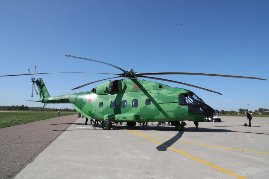 Helicóptero Mi-38T. Foto: Rosoboronexport