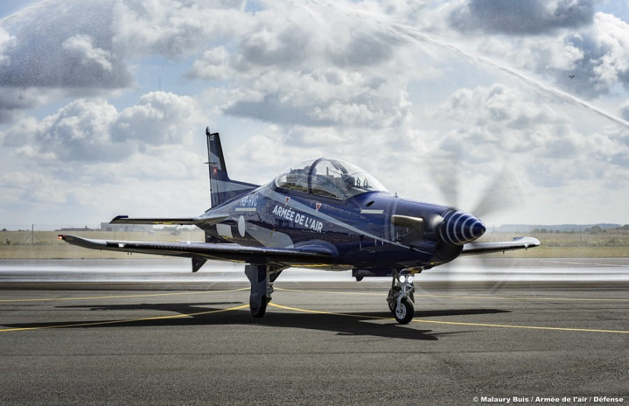 PC-21 Pilatus. Foto: Fuerza Aérea Francesa