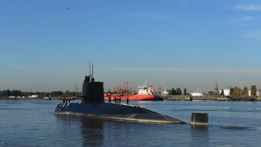El submarino ARA San Juan. Foto: Armada Argentina