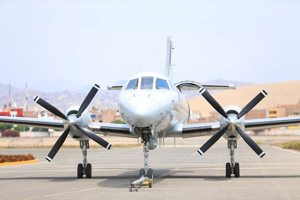 Avión C-26B ISR de la Fuerza Aérea peruana. Foto: Ministerio de Defensa del Perú.