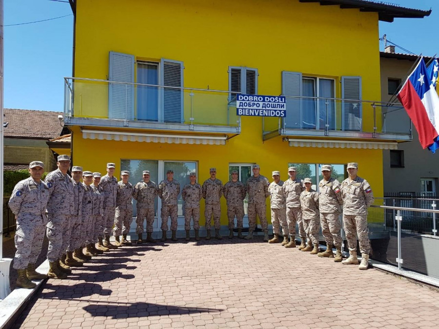 Chile colabora desde el 2005 con personal militar en la misión de paz de Bosnia y Herzegoniva. Foto: Ejército de Chile