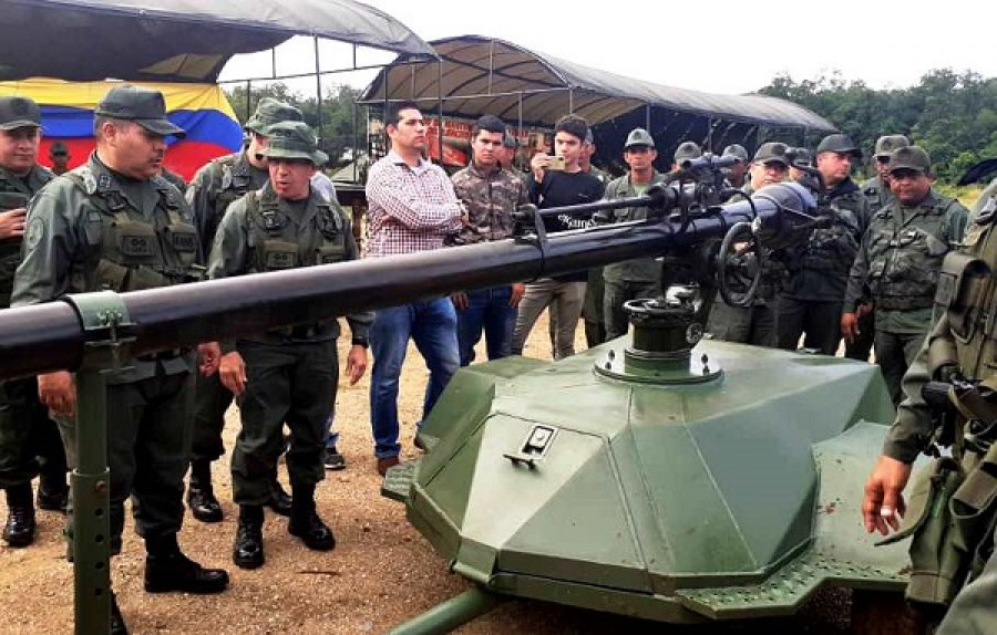 Plataforma rodante para el canon sin retroceso M40A1. Foto: Comando LogísticoEjercito de Venezuela.