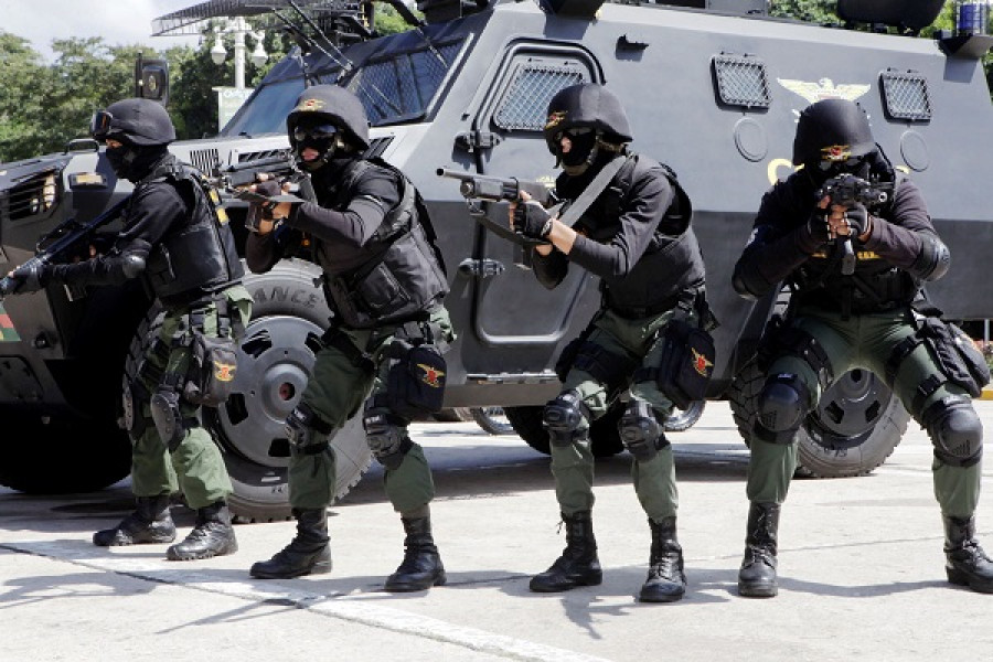 Efectivos del Comando Antisecuestro de la Guardia Nacional. Foto: Agencia Venezolana de Noticias