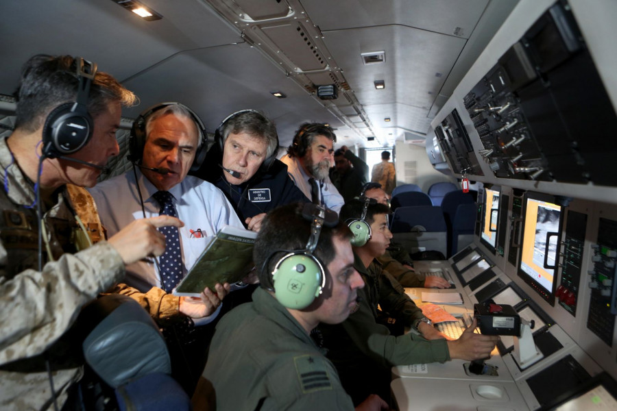 En julio de 2018 las autoridades usaron la tecnología del P295 Persuader de la Armada que apoya el plan.Foto: Ministerio de Defensa de Chile