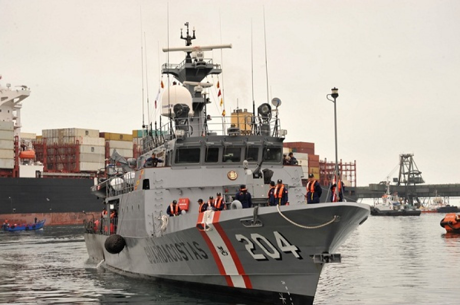 La patrullera marítima BAP Río Pativilca a su regreso de la Fase Pacífico de Unitas 2019 en Chile. Foto: Marina de Guerra del Perú