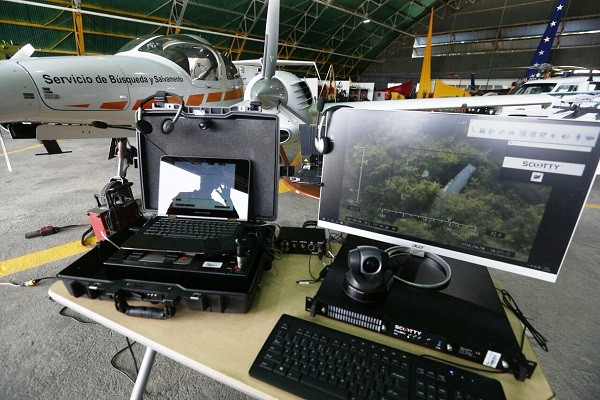 Pabellón de la muestra Expo Aéreo Venezuela 2019. Foto: Vicepresidencia Ejecutiva de la República.