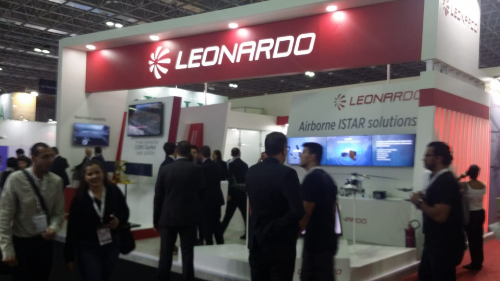 El stand de Leonardo en LAAD. Foto: NG Pandavenes.