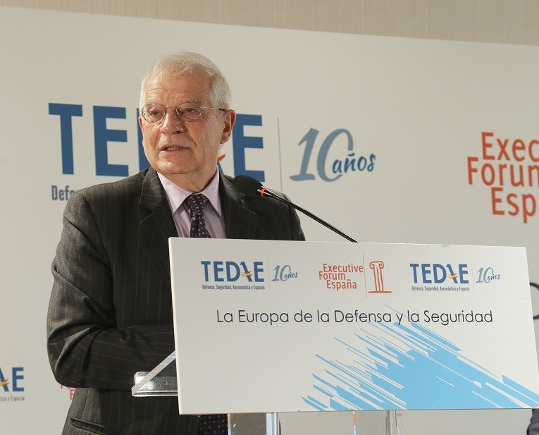 Borrell, ayer, durante su charla. Foto: TedaeExecutive Forum