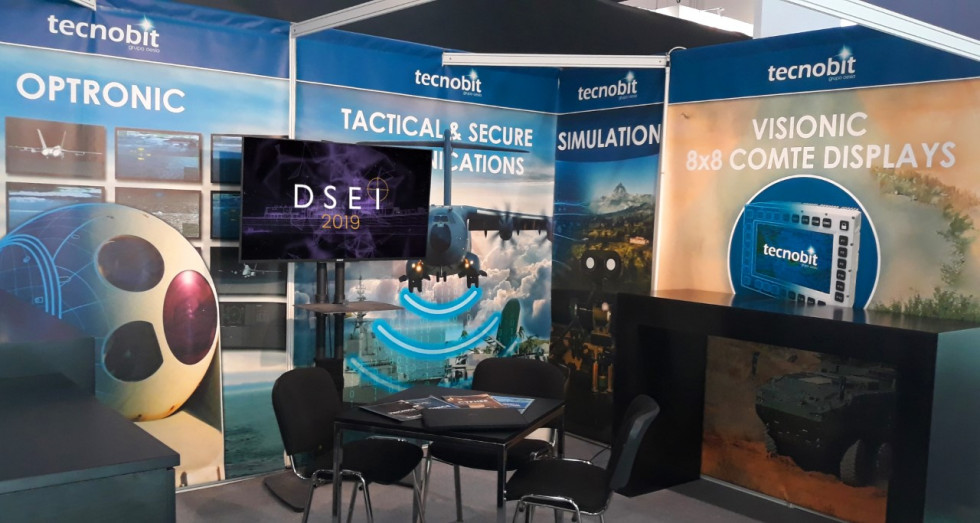 Estand de Tecnobit en DSEI