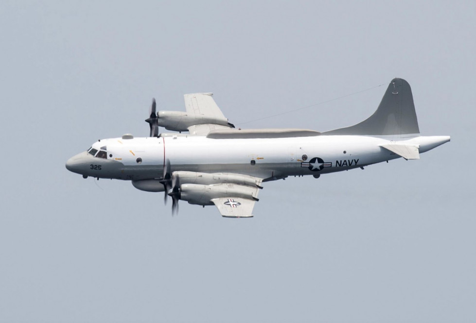 Avión de inteligencia electrónica EP-3E Aries II. Foto: U.S. Navy.