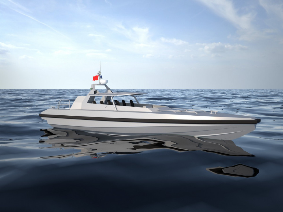 151221 lancha marruecos Damen Interceptor 1503 artist impression damen