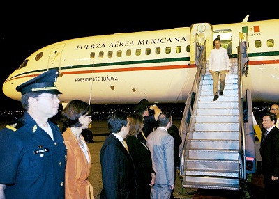 Foto nota alistan hangar para nuevo avion presidencial de Mexico