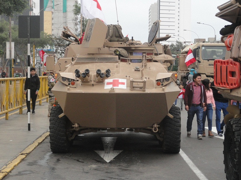 Blindado LAV II de la Marina de Guerra del Perú