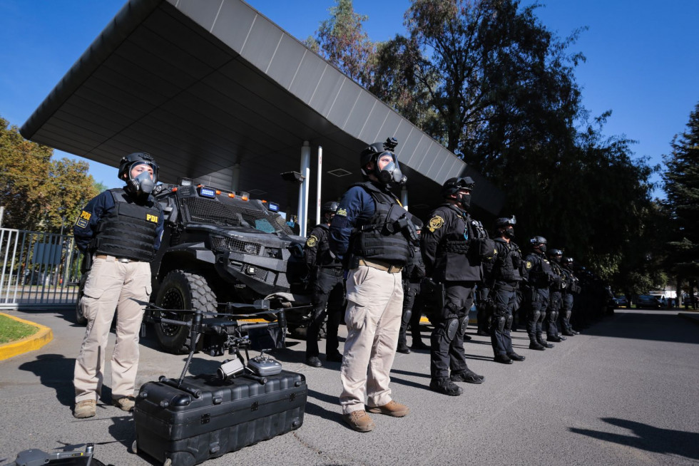 Detectives de todas las Brigadas de la PDI están realizando patrullajes y fiscalizaciones. Foto: Ministerio del Interior y Seguridad Pública