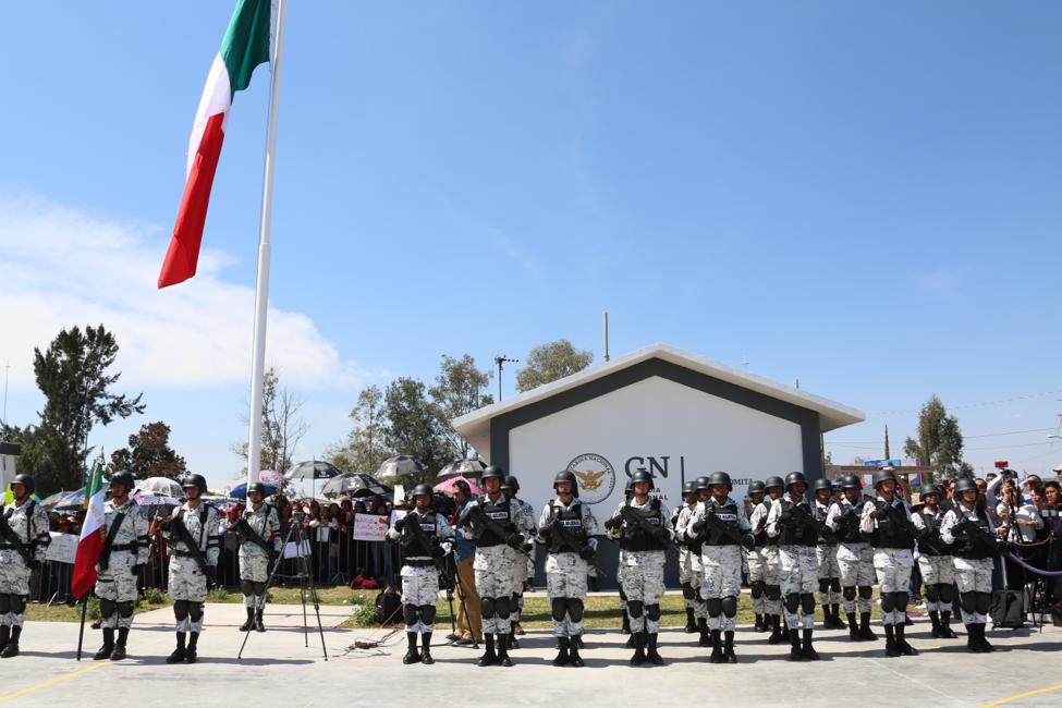 Despliegue de la Guardia Nacional. Foto: GN