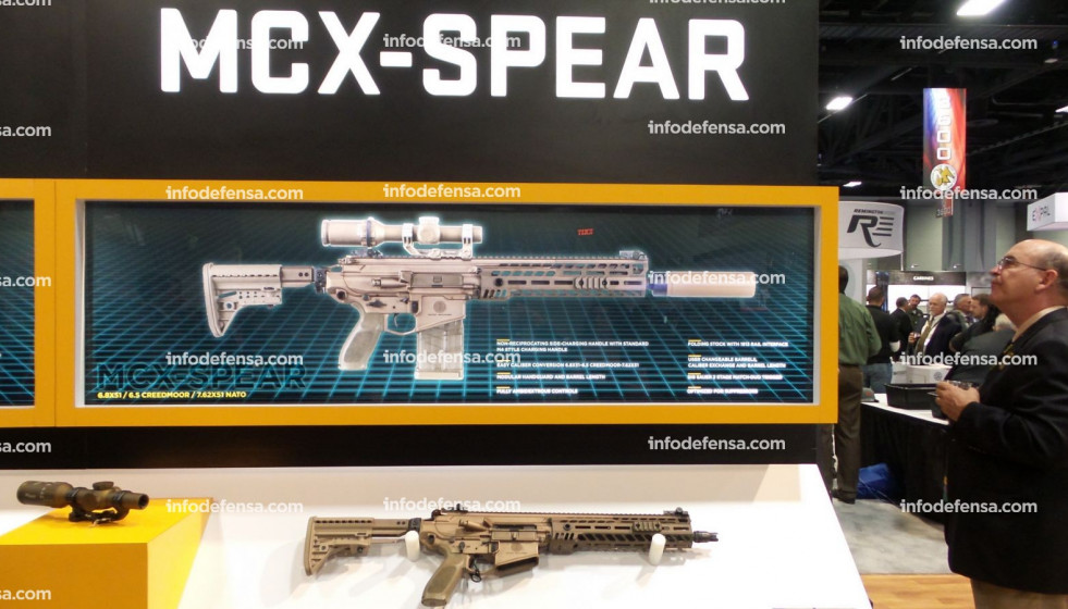 MCX-SPEAR calibre 6.8x51mm híbrido de Sig Sauer para el programa NGSW. Foto: Garbiel Porfilio.