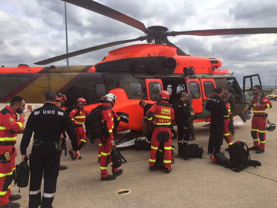 Simulacro de emergencia de la UME en Melilla. Foto: Emad