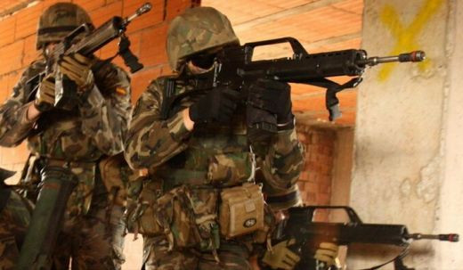 Fusiles H&K G36 del Ejército español. Foto: G.S. Forte.