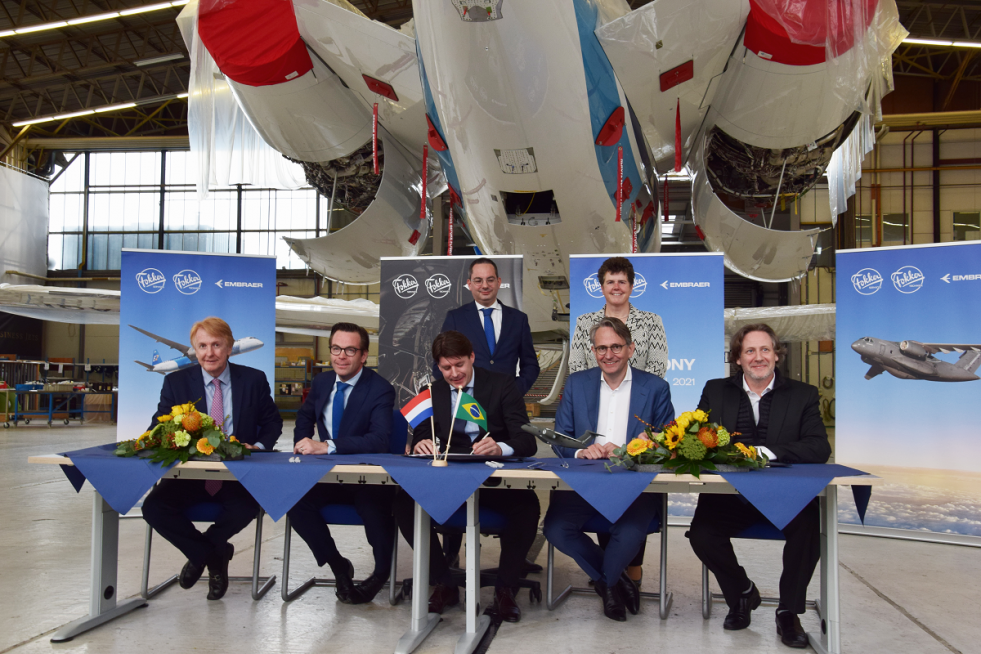 Embraer Fokker Techniek Fokker Services MoU Signing (1)