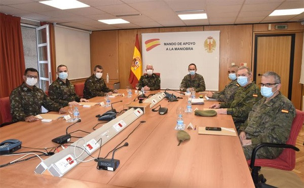 Ejercito brasil visita espana