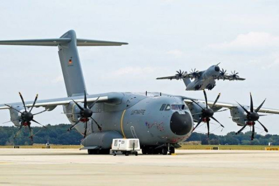 Aviones a400 de la fuerza aerea alemana luftwaffe