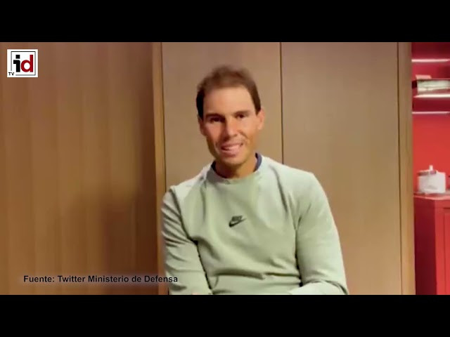 Rafa Nadal felicita la Navidad a las Fuerzas Armadas