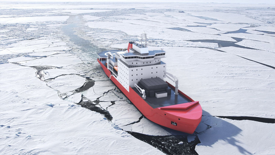 Arc133 at sea in ice