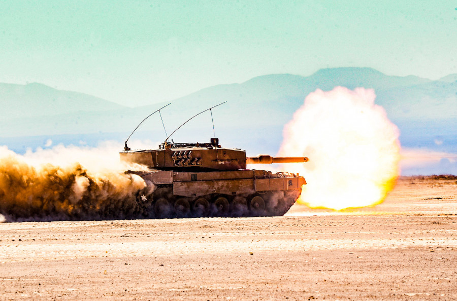 Tanque Leopard 2A4 foto Ejército de Chile