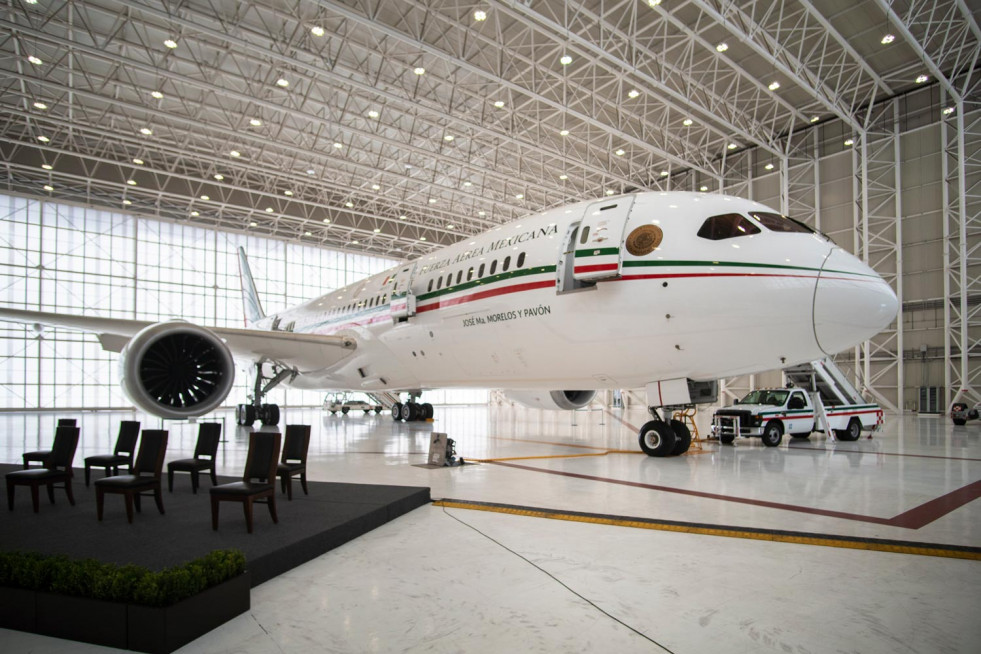 Avión presidencial de México podría ser comercializado por Sedena o intercambiado por helicópteros