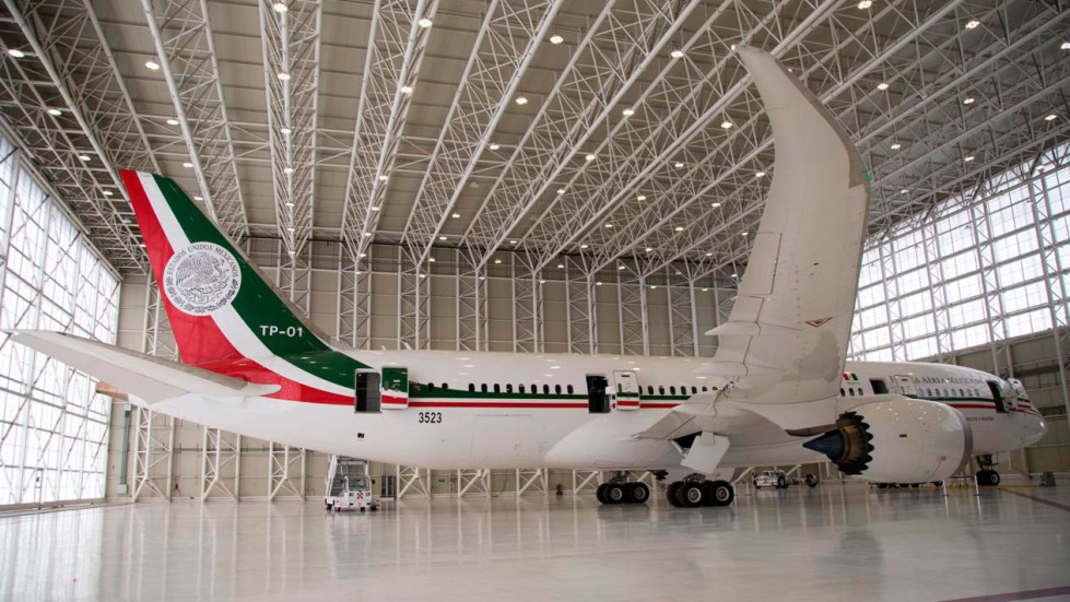 Se declara desierta licitación para mantenimiento de motores de avión presidencial de México