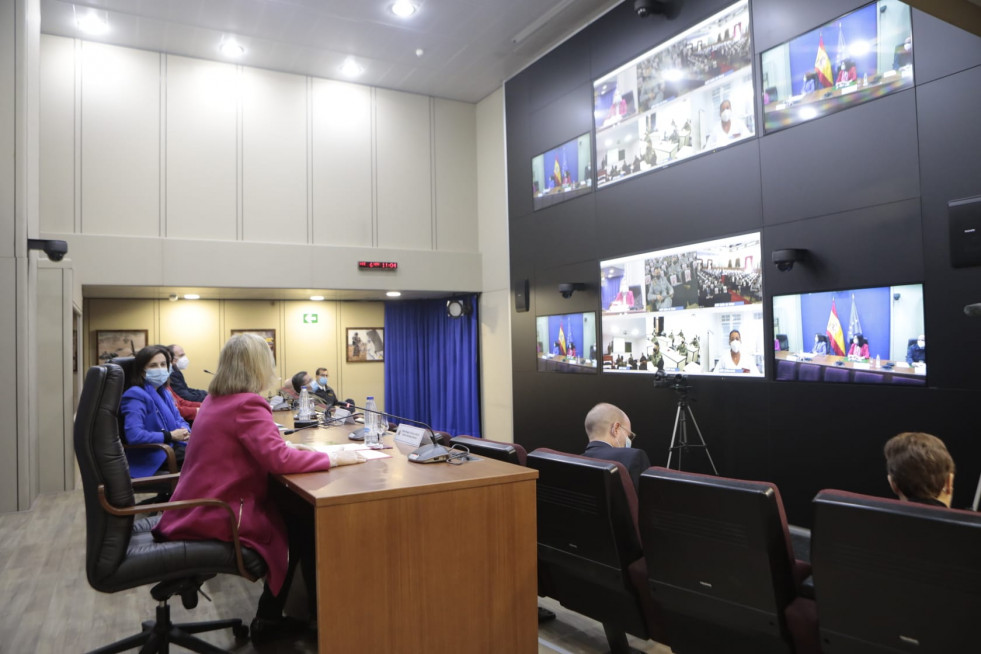 Videoconferencia ministerio de defensa