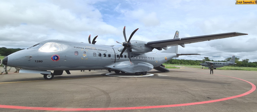 Airbus C 295 Colombiano. Foto Infodefensa