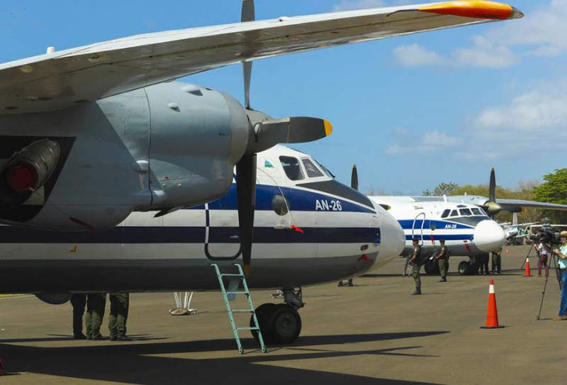 Aviones Antonov An 26 del Ejército de Nicaragua