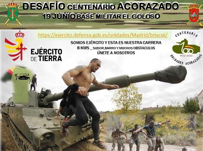 Las unidades acorazadas del Ejército celebran sus 100 años con una gran carrera