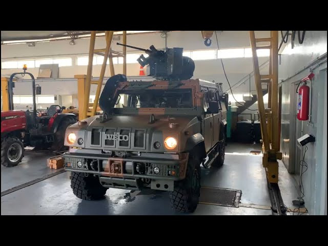 El Ejército de Brasil integra con éxito la torre Remax 4 de Ares en el vehículo Iveco 4x4