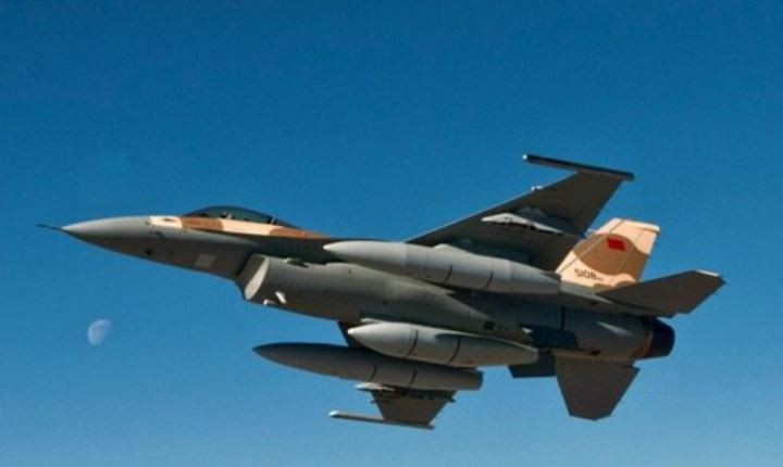 F 16 de la Real Fuerza Aérea de Marruecos. Foto Reales Fuerzas Armadas de Marruecos