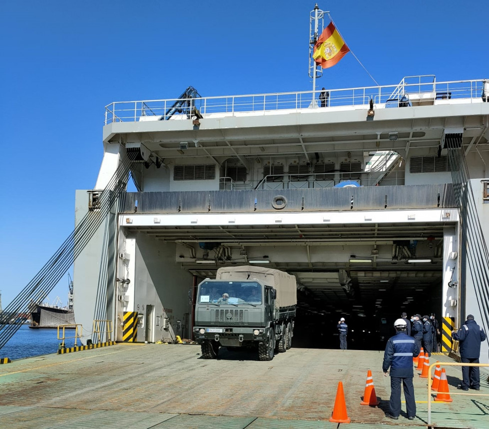 Ysabel desembarque de camion para ucrania