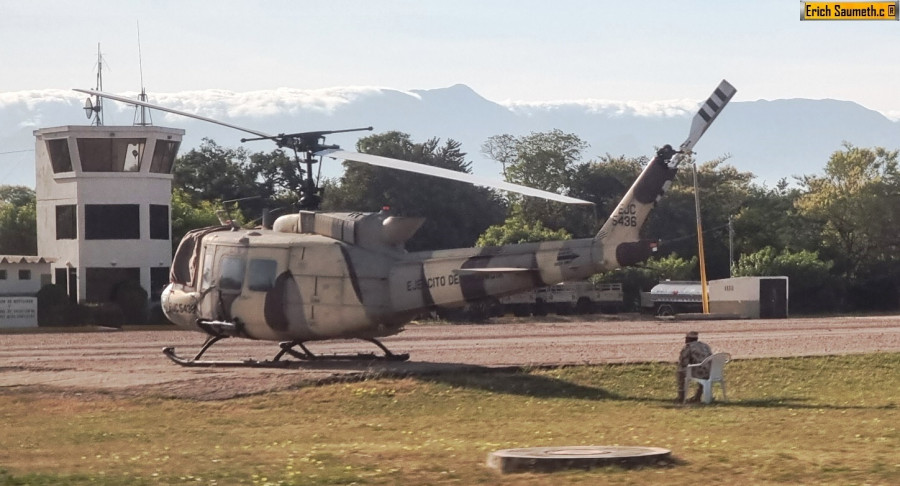 Huey 2 de la DAVAA ex paquistaní. Foto Infodefensa