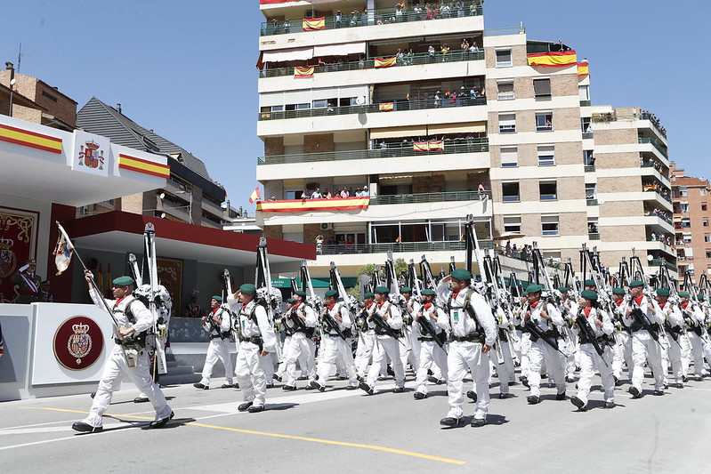 Cazadores de montaña desfile