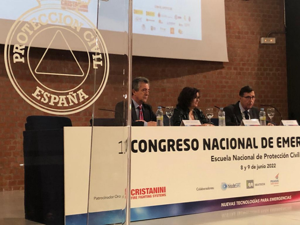 Marcos, Goicoechea y Macho en el congreso nacional de emergencias