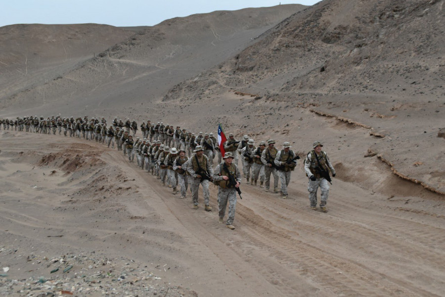 Marcha Brimot Huamachuco Foto Ejército de Chile