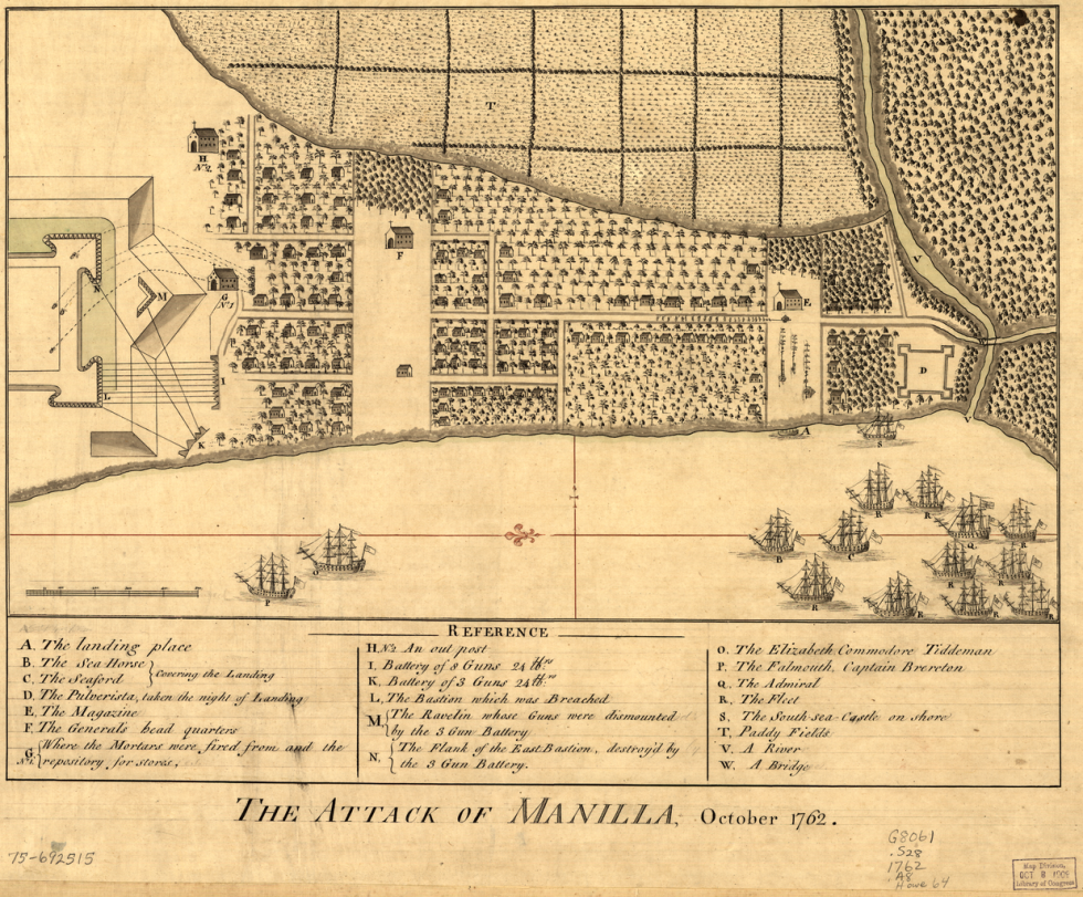 Ataque manila mapa