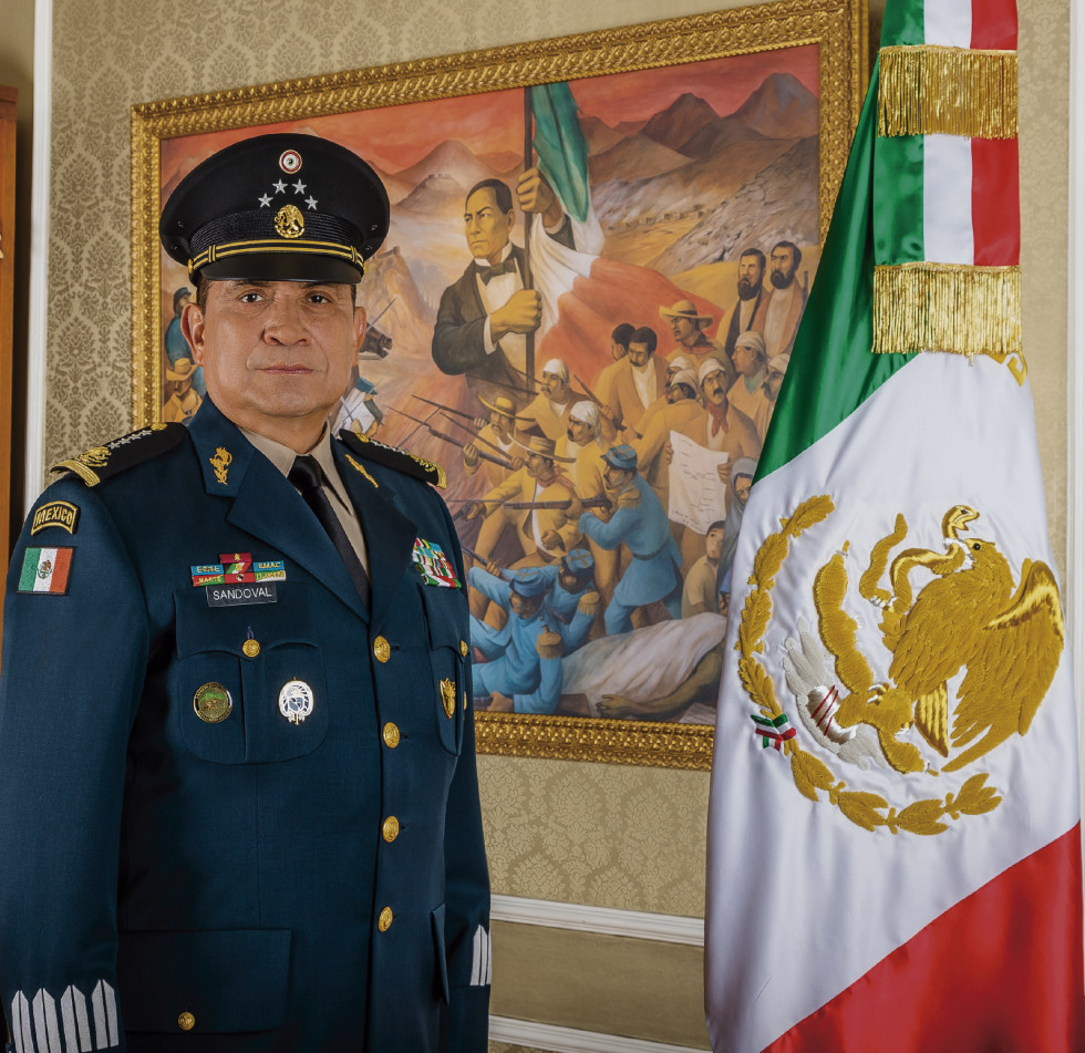 Scretario de Defensa de México General Luis Cresencio Sandoval