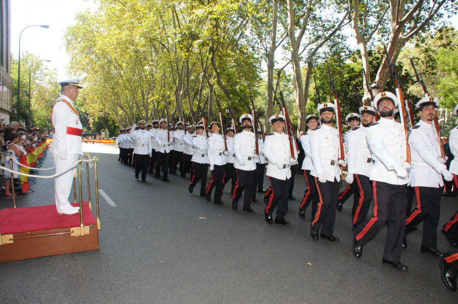 Acto de jura de bandera semana naval