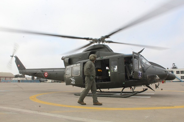 Bell412 FAP ago2022 MedevacHospitalReblagiati Lima FuerzaAereaPeru 600px